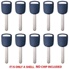 Key Shell Case Compatible with Honda Uncut Blade Non Chip HO01-SVC  (10 Pack)