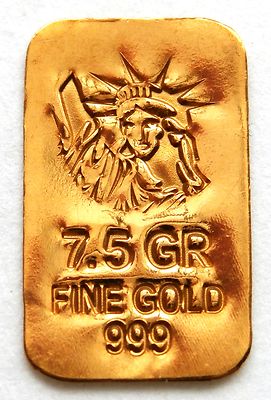 GOLD APPROX 1/2 GRAM (24K PURE GOLD BULLION BAR 999 FINE PURE GOLD