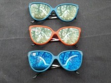 3 Set Vintage Soviet Sunglasses Glasses, women's glasses, safety glasses,1970s