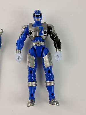 2005 Bandai Power Rangers SPD Battlized Blue Ranger #2 6” Action