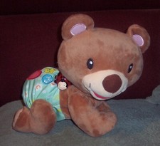 Vtech Explore and Crawl Learning Cub/Bear with Light up Ladybug Music Plush VGU