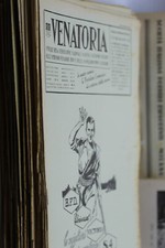 rivista venatoria 1935 caccia quaglia cane ricarica richiamo cartucce scatola