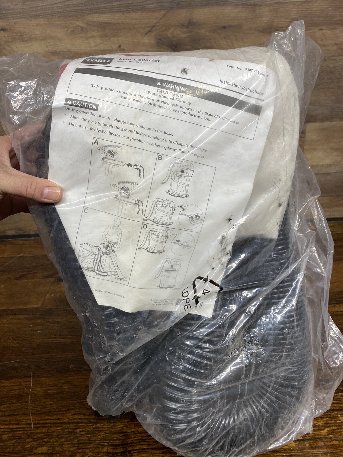 NEW GENUINE OEM TORO PART 51502 LEAF COLLECTION BLOWER VAC KIT eBay