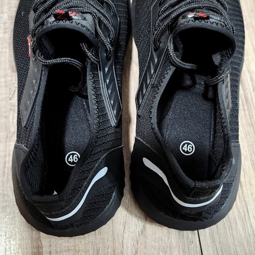 Mens Steel Toe Safety Shoes Size 11.5 Black Knit Breathable - Picture 4 of 7