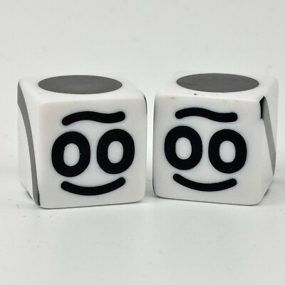 Doodle Dice 2 Dice 2005 Replacement Pieces Parts Arch Dash Dot Slant Squiggle