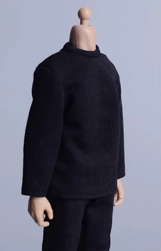 1/12 Scale Langarm T-Shirt Top Kleidung Modell für 6" männliche Actionfigur - Bild 8 von 26