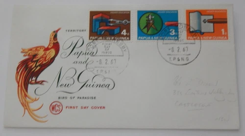 FDC Papua New Guinea 234 235 236 February 8 1967 Port Moresby first day cover