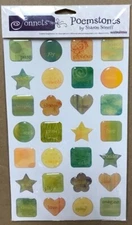 Creative Imaginations Sonnets Poemstones - Sharon Soneff Peace Imagine Dream NEW