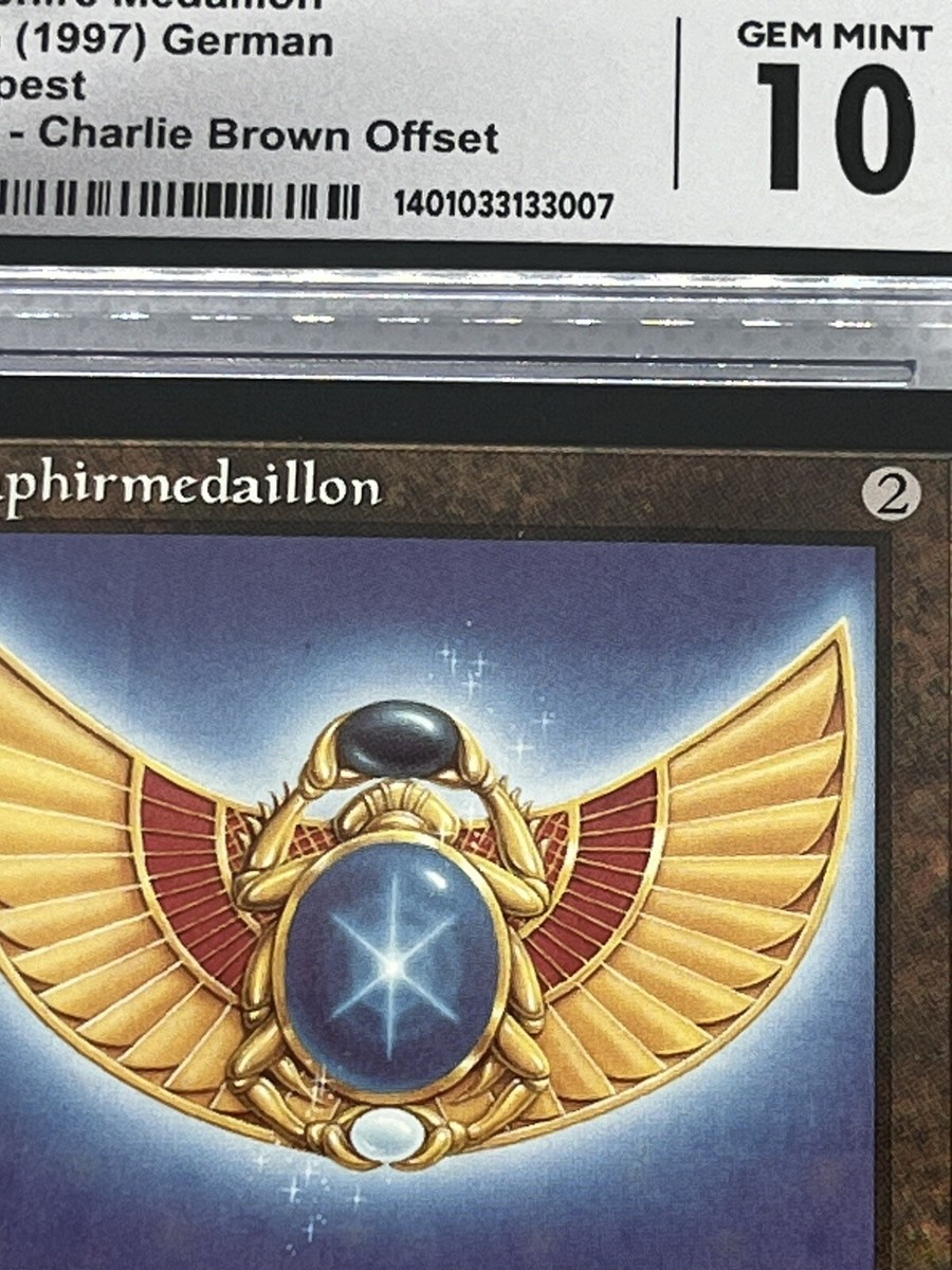 MTG　サファイアの大メダル/Sapphire Medallion　チャーリー サファイアの大メダル/Sapphire Medallion》[エラーカード] 茶R