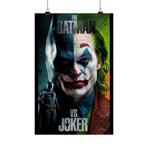 Batman Poster Film - 2 Gesichter Wandbild, Dark Knight Joker Wohndeko Bild Geschenk - Bild 37 von 136