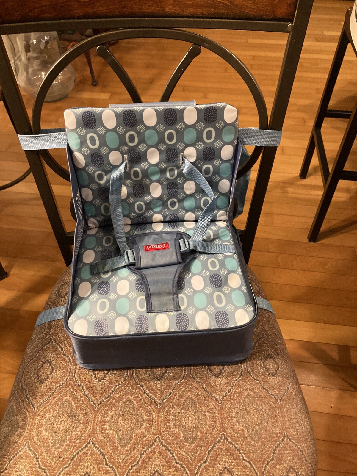 Nuby Easy Go Booster Seat with Straps Blue Baby Travel High 