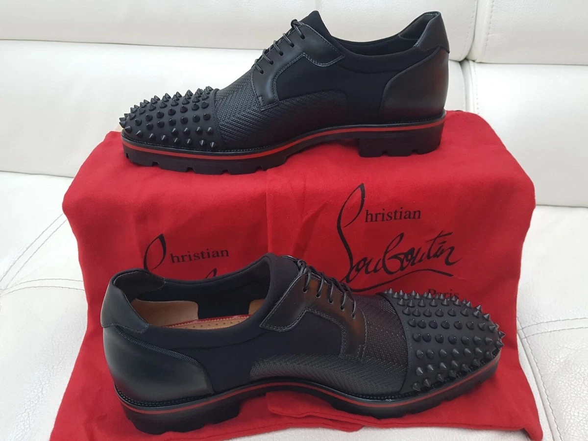 Christian Louboutin Luis Black Derby New | eBay