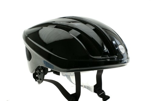 Casco Brooks Harrier Mediano M 52cm-58cm Negro Brillante Carretera Italia 294g NUEVO en Caja - Imagen 2 de 6