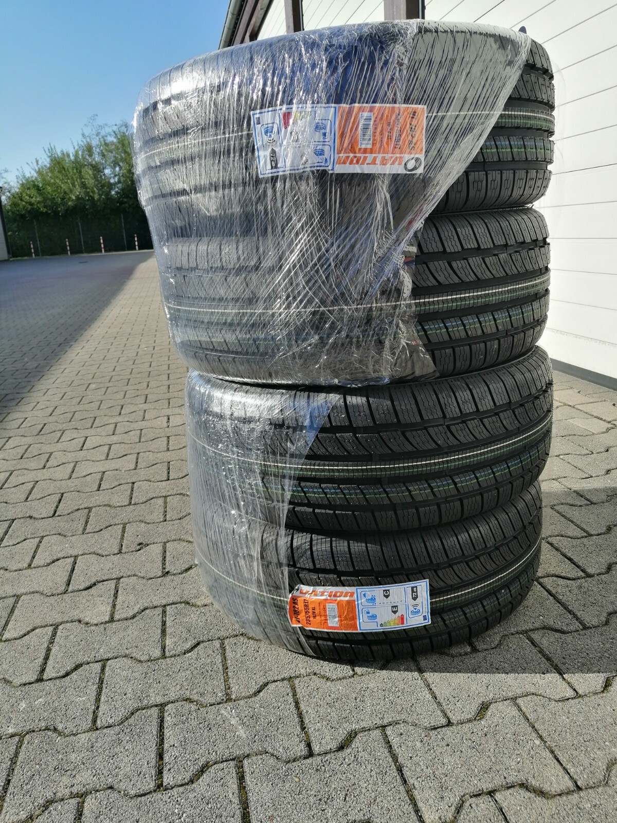 4x Ganzjahresreifen Allwetterreifen 235/55 R17 103V Mercedes GLC GLK NEU - Bild 6