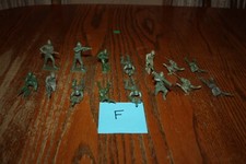 Lot of 16 Timmee First and Second Series Army Soldiers Tank F - Marx, MPC