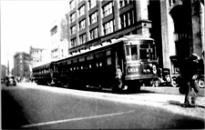 Car 1518 Akron Cleveland Railway Postcard Trolley Interurban RPPC Reprint
