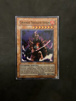 YU GI OH KARTE STON-IT013 GROSSER SHOGUN SHIEN SUPER RARE OLD VINTAGE SAMMLUNG