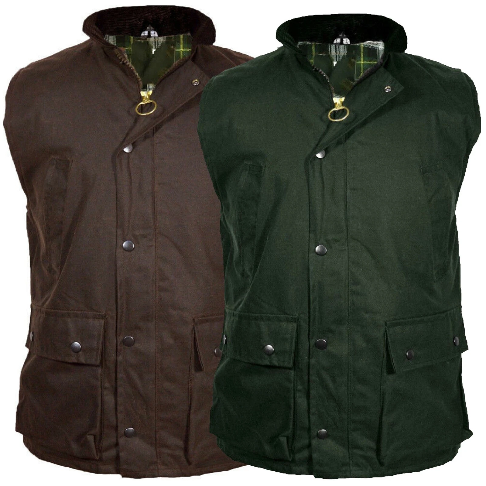 Mens Wax Quilted Bodywarmer Waistcoat Gillet Sleeveless Workwear Jacket Vest Top
Opens in a new wind