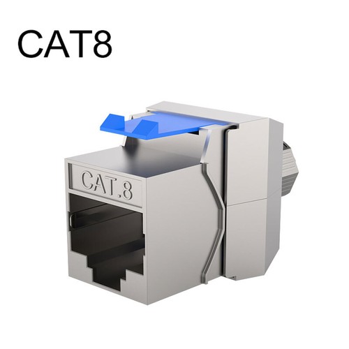 Zoerax 12 Stck. Cat6a Cat7 Keystone Jack Cat7 RJ45 STP werkzeugloser Typ Modul Buchsen - Bild 11 von 11
