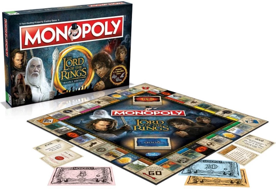 Monopoly The Lord of the Rings Trilogy Edition Family Board Game (BRAND NEW) - Image 2 of 4