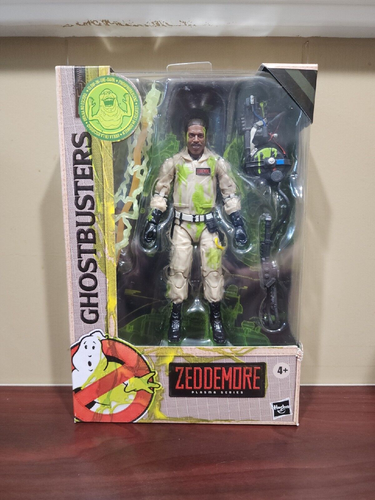 Ghostbusters Plasma Series Glow In The Dark Winston Zeddemore 6" Figure Hasbro