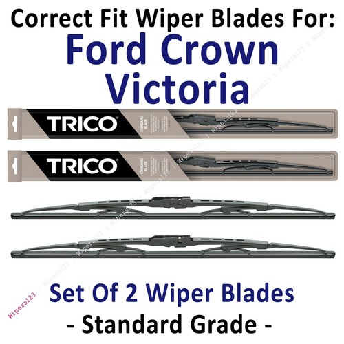 Wiper Blades 2pk Standard Wipers fit 1992,19942011 Ford Crown Victoria 30221x2 eBay