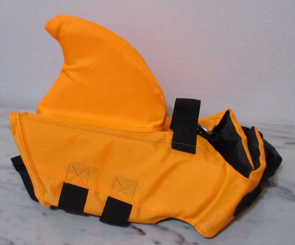 Dog XS Life Jacket Safety Vest Water Flotation Device Preserver Orange