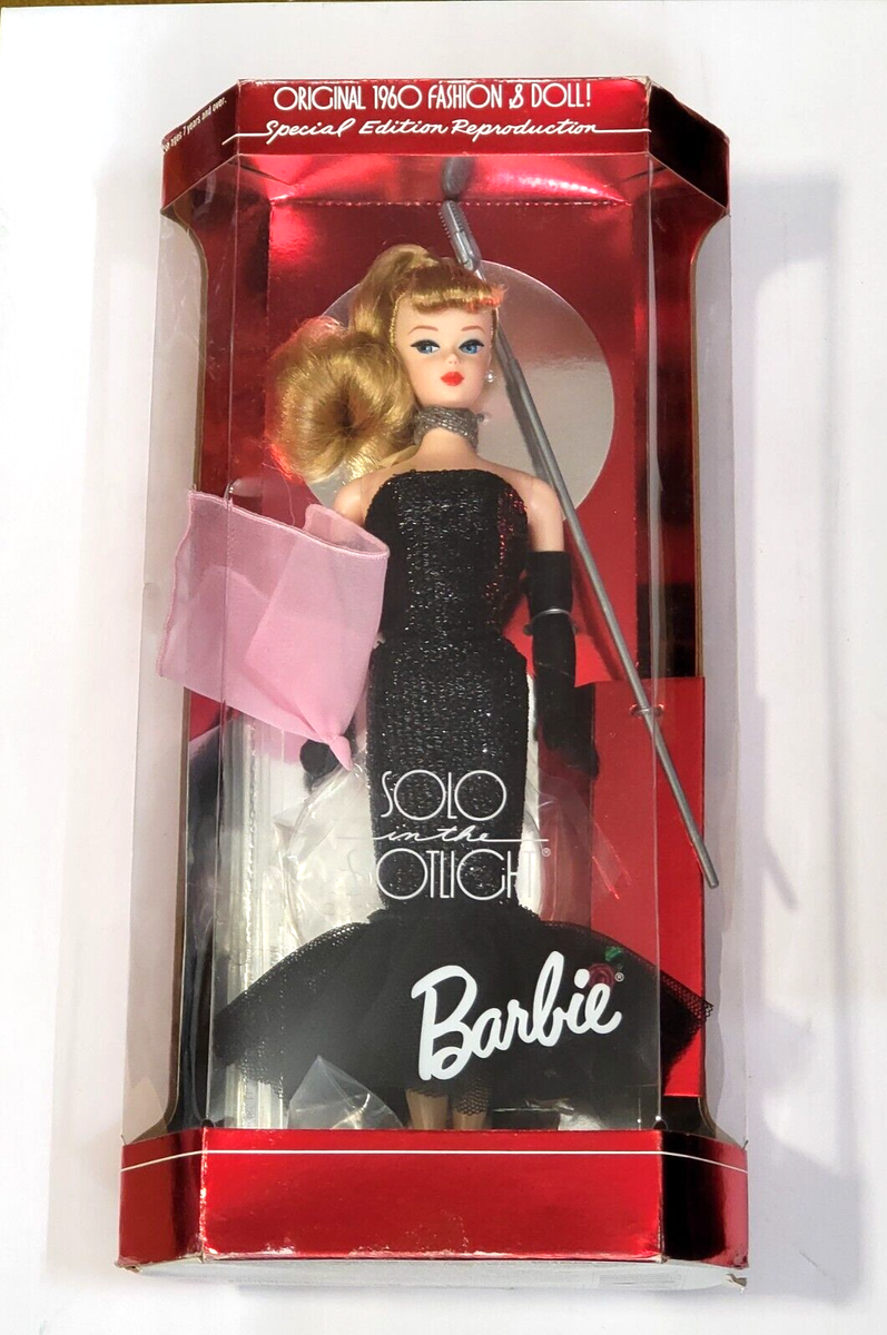 Solo In The Spotlight 1961” Vintage Barbie Doll Special Rep 1989