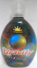 GRAVITY 77X BRONZER ANTI-AGING FIRMING SILICONE BRONZER TANNING BED LOTION MOST
