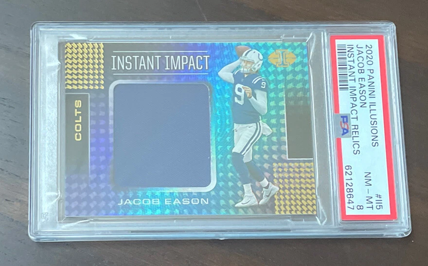 Jacob Eason Panini Illusions Instant Impact Relics #II5 Base