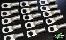 15 Lot 8 AWG Ring 5/16" Hole Terminal Lug Tin Plated Copper Cable lug Gauge