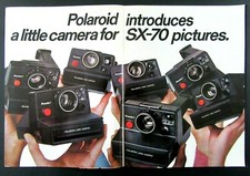 Vintage 1976 POLAROID SX-70 Instant Camera 4 Page Magazine Ad