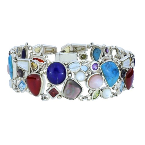 Turquoise Amethyst Stones Bracelet Ladies Watch with Liberty  display picture 1