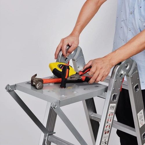 Ladder Platform System Anti-Slip Heavy Duty Step Ladder Work Stand Accessories - Picture 5 of 15