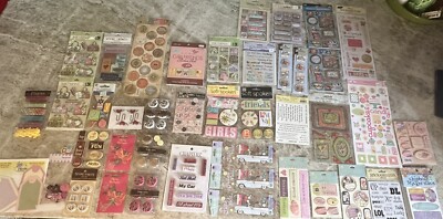 Lot Friends DIVA GIRL BFF Scrapbooking Card Making Stickers Embellishments Tag