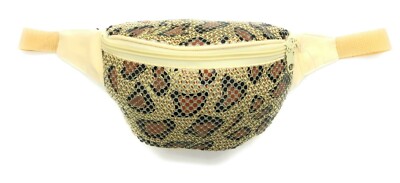 Damen Metall Mesh Bauchtasche, Hüfttasche, Gürteltasche ''Neu'' (USA Ware)