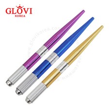 Silver Design Microblading Pen Blue Purple Gold PMU Tattoo Needle Rod Permanent