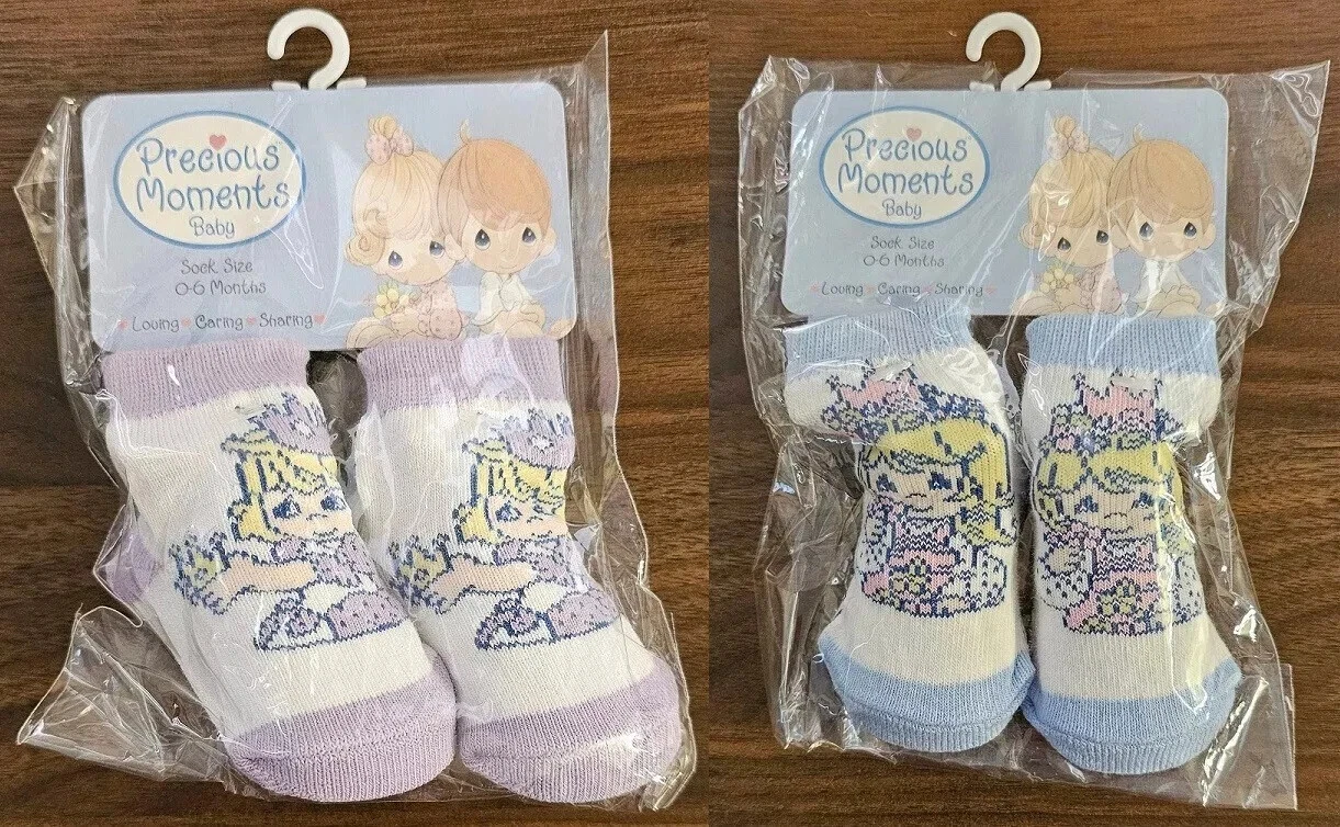 Vintage 2004 Baby Girl Size 0-6 Months 2 Pairs Socks Precious Moments Princess
Opens in a new window
