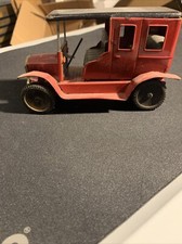 VINTAGE TIN MADE IN JAPAN TOY TRUCK FRICTION DRIVE METAL OLD TIMER STYLE