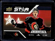 2022-23 Upper Deck Credentials #2S-6 Tim Stutzle Star of the Night: Second Star