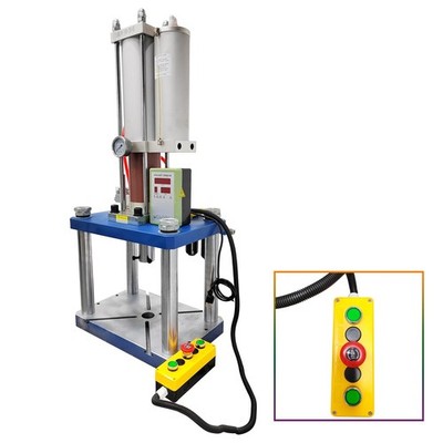 110V 17636Lbs/8000kg Pneumatic Punch Machine Four Column with Two-handed Switch