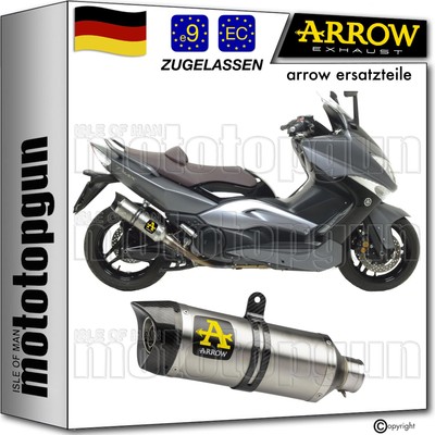 auspuff zugelassen titan c thunder arrow fur yamaha tmax t-max 530 2014 14