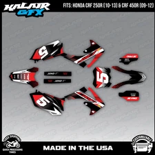 Kalair GFX Graphics Kit for CRF250R 2010-13  and CRF450R 2009-2012 Turbo- Red