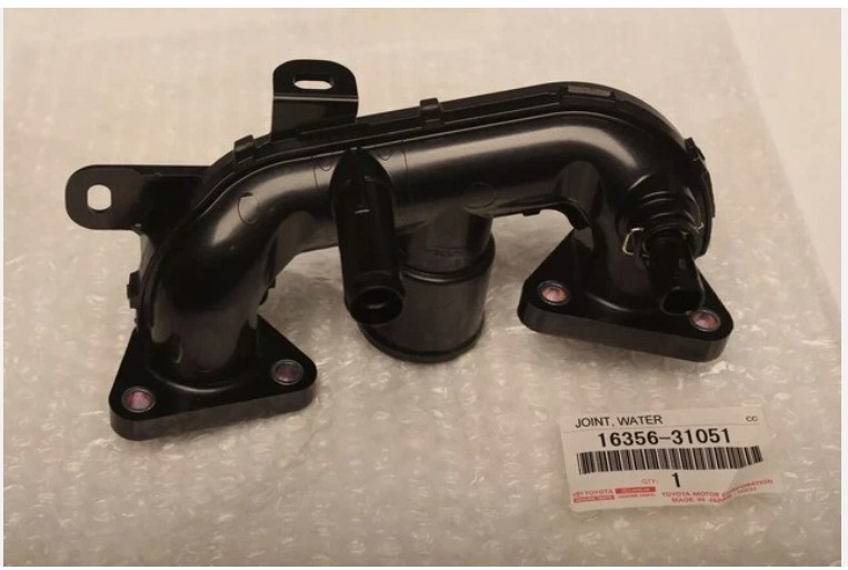 Genuine Toyota OEM Coolant By Pass Joint 16356-31051