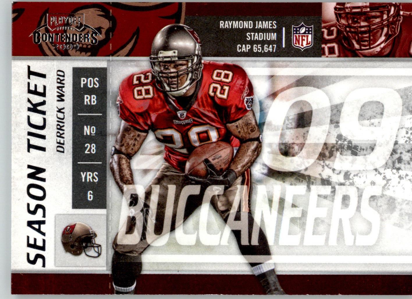 Derrick Ward - 2009 Playoff Contenders - #93 - Football