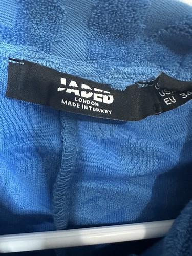 Jaded London Youth Kids Blue Collared Short Sleeve Jumpsuit Size 6 - Picture 4 of 9