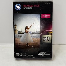 HP Premium Plus Photo Paper 4x6 Glossy 100 Sh...