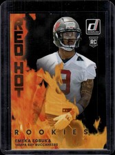 2025 Donruss Red Hot Rookies #RHR-EMK Emeka Egbuka Tampa Bay Buccaneers