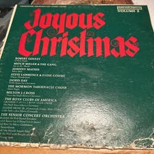 Joyous Christmas Volume 2 LP Columbia CSS 808 Volume 2 Vinyl Record