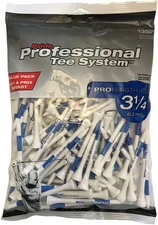 PrideSports PTS Wood Golf Tees | 135 Count, 3-1/4 Inch | #1 Wood Tee on Tour | B